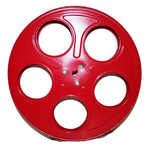 Metal Movie Reels Red ( For 35 mm Film)   2566  