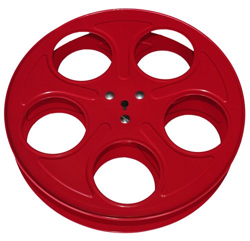 Metal Movie Reels Red ( For 35 mm Film)   2566  