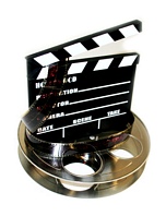 Hollywood Studio Clapboard & Reel Centerpiecec   6057  