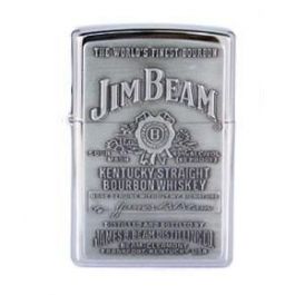 Jim Beam Engraved Zippo Lighter (Silver)