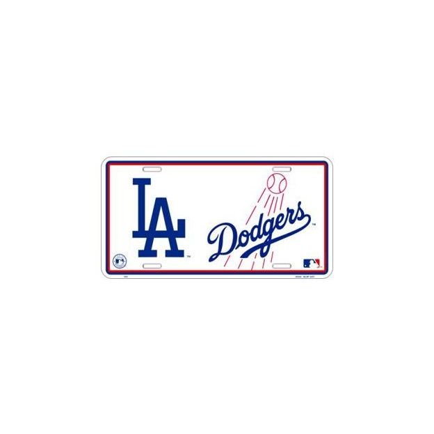 Los Angeles Dodgers License Plates - Los Angeles Dodgers Merchandise - Los  Angeles Dodgers MLB Stainless Steel License Plate