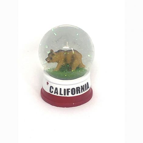 Mini California Republic snow Globe 