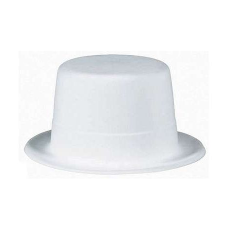  White Felt Top Hat