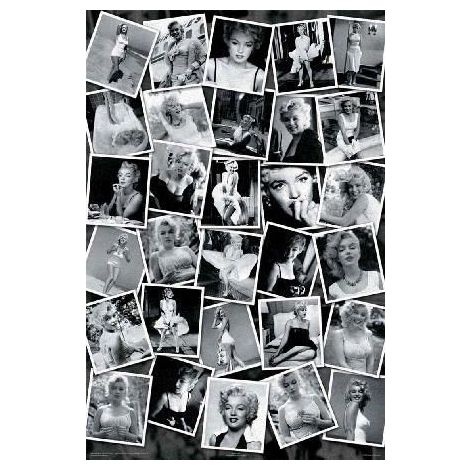  Marilyn Monroe, Collage Poster
