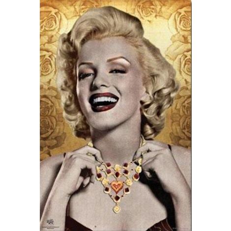  Marilyn Monroe Golden Poster