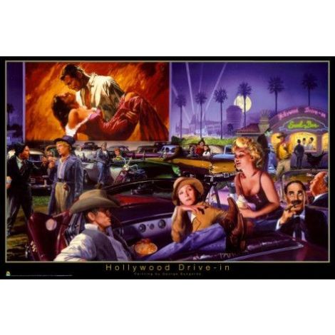  Hollywood Drive-In Poster
