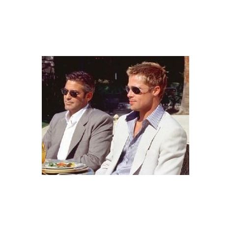  Goerge Clooney and Brad Pitt