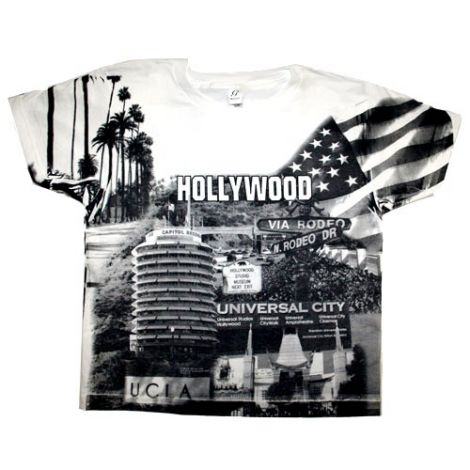 Kids Hollywood  Collage T-shirt (White)