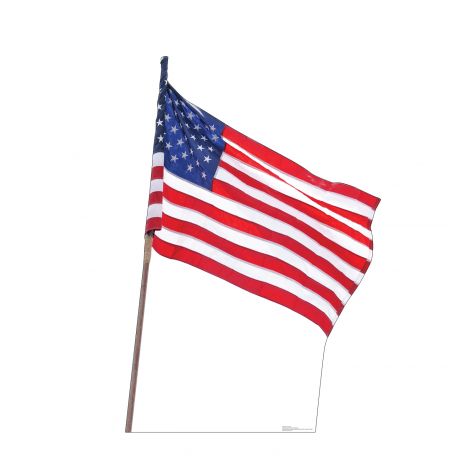 American flag Cutout *2999