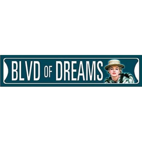  Marilyn Monroe - Boulevard of Dreams Tin Sign