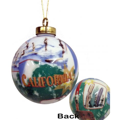  California Christmas Ornaments