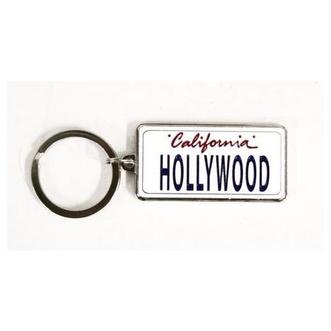  Hollywood License Plate Style Key Chain