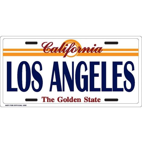  Los Angeles License Plate