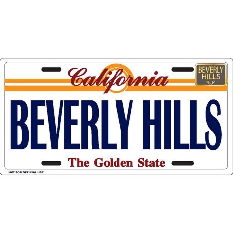  Beverly Hills License Plates