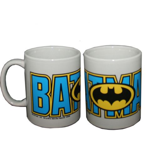  Batman Logo with Blue Batman wording Coffee Mug