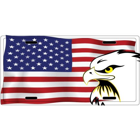  USA Eagle License Plate