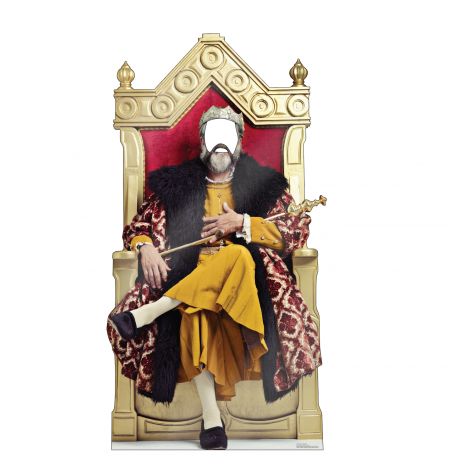  King Throne Life-size Cardboard Cutout #5229
