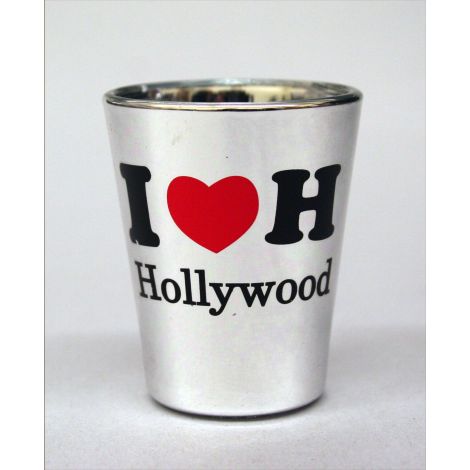  I Heart Hollywood Shotglass - Silver
