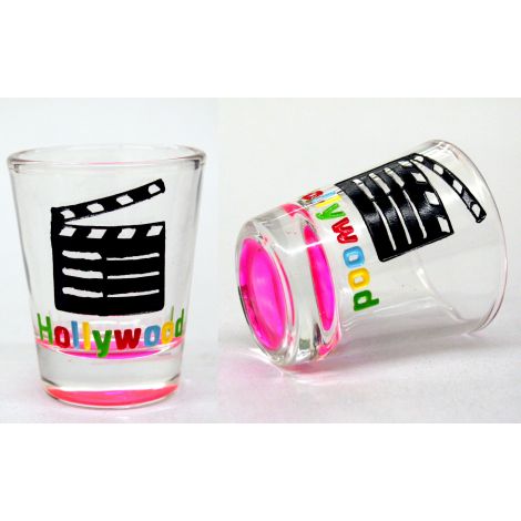  Hollywood Clapboard Shotglass - Pink