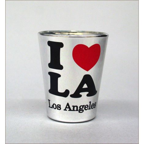  I Heart LA shotglass - Silver
