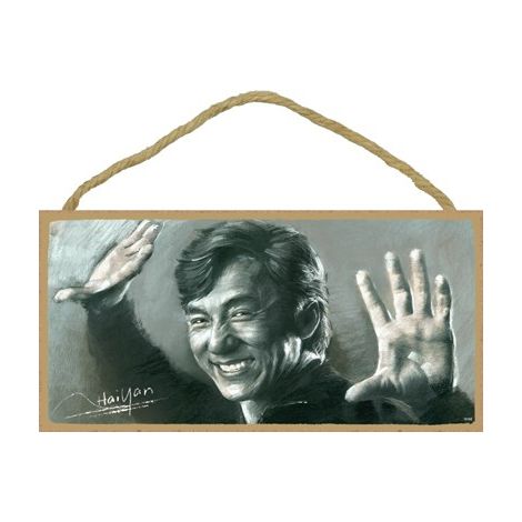  Jackie Chan Wood Plaque
