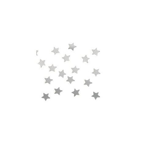  Metallic Stars Confetti - Silver