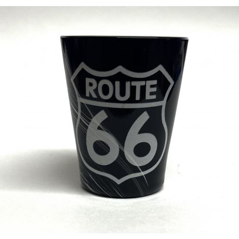  Black On Route 66 Shot glass  