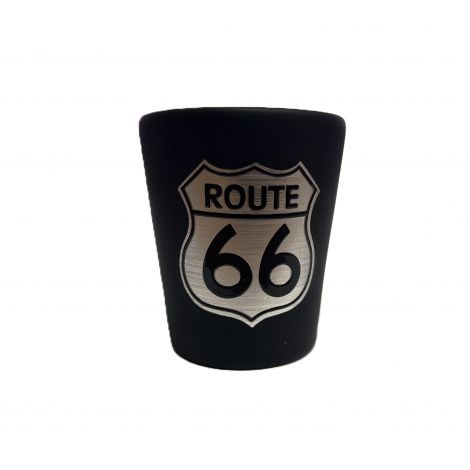  Black Route 66 Shot glass  