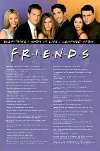 friends tv show poster season 1