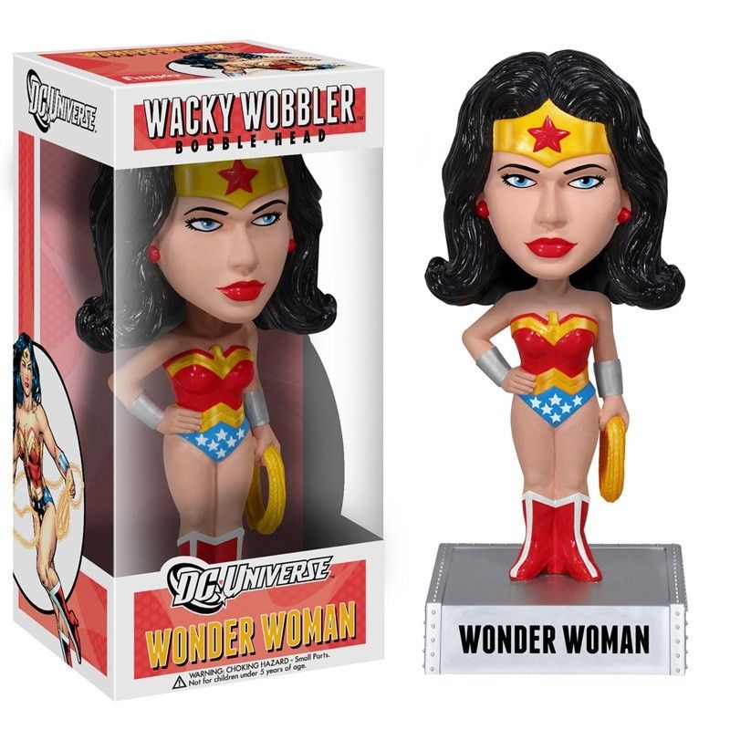 DC Universe Wonder Woman Computer Sitter Bobblehead By Funko