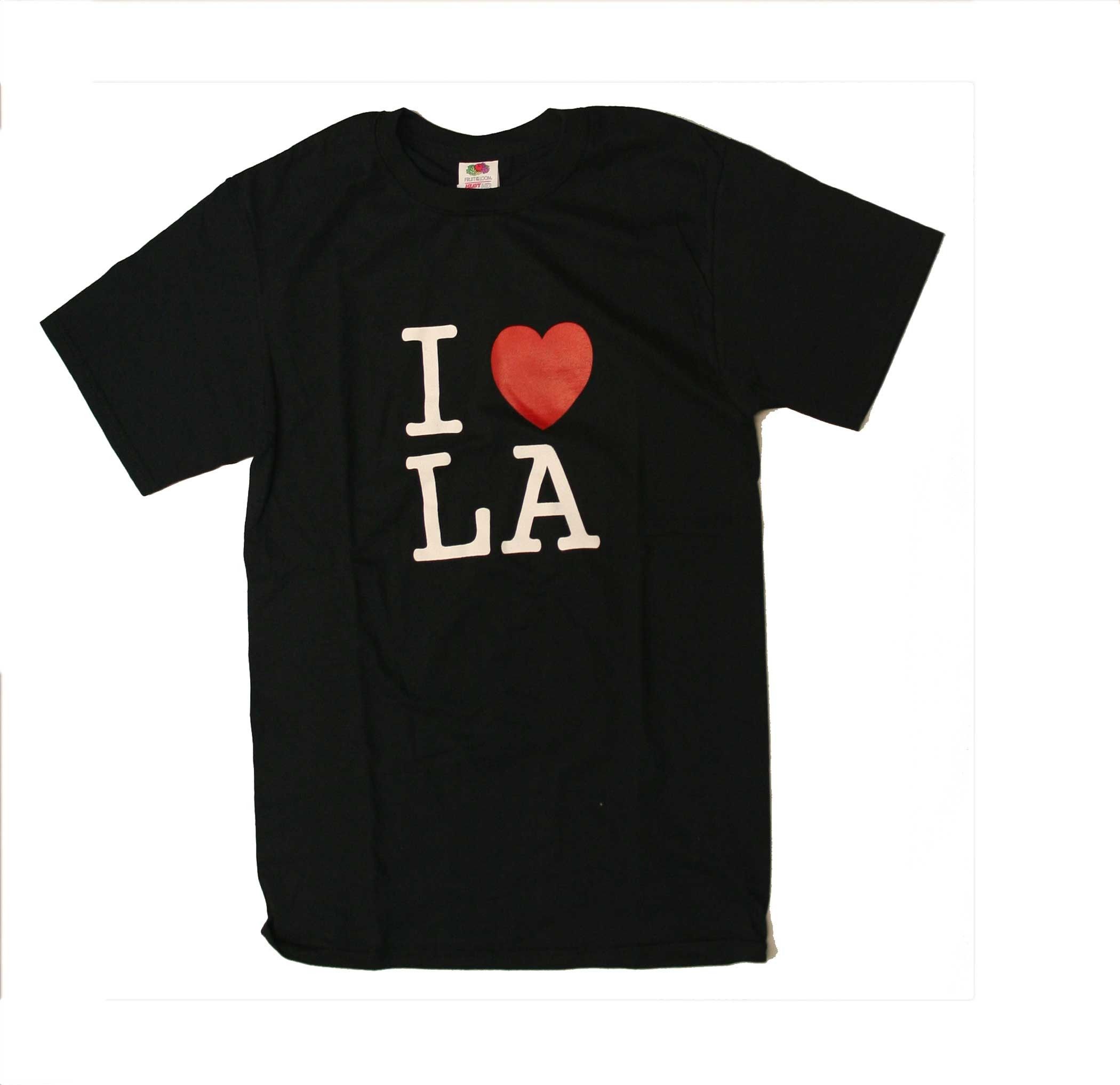 Black LOVE LA - I T-Shirt