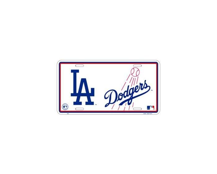 Los Angeles Dodgers License Plates - Los Angeles Dodgers Merchandise - Los  Angeles Dodgers MLB Stainless Steel License Plate